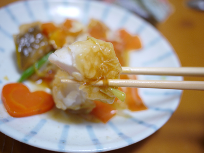 白身魚のとろりん中華煮